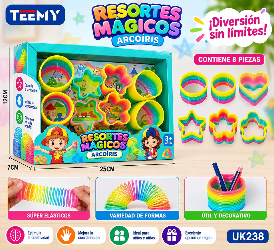 RESORTES, 3 DEL MISMO POR MAYOR (UK238) 1