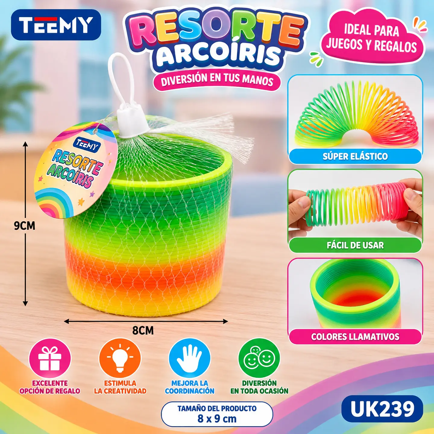 RESORTES PAQUETE 6 PIEZAS (UK239) 1