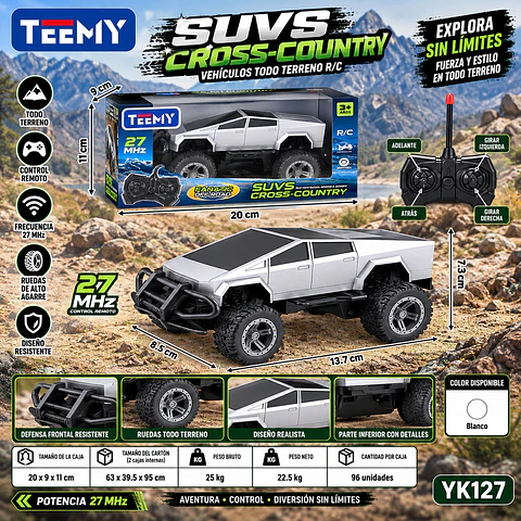 CARRO A CONTROL REMOTO, 3 DEL MISMO POR MAYOR  (YK127)