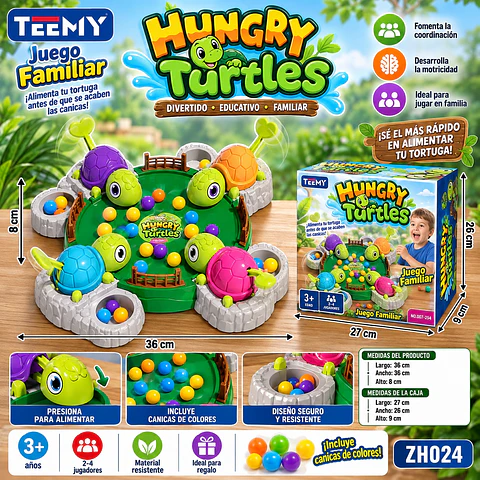 JUEGO DE MESA TORTUGAS, 3 DEL MISMO POR MAYOR (ZH024)
