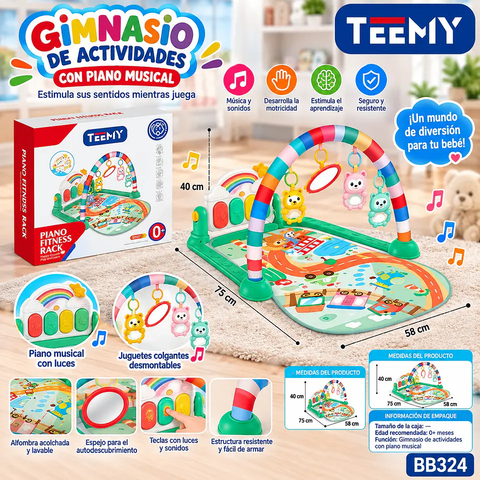 GIMNASIO PARA BEBES , 3 DEL MISMO POR MAYOR  (BB324) 1