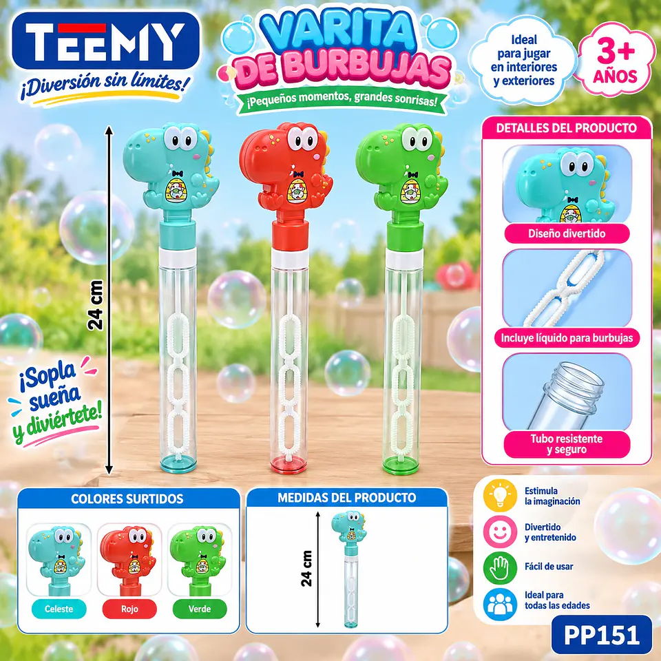 BURBUJAS PAQUETE 24 PIEZAS (PP151) 1