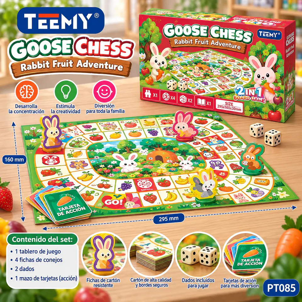 JUEGO DE MESA 2 EN 1, 3 DEL MISMO POR MAYOR (PT085) 1