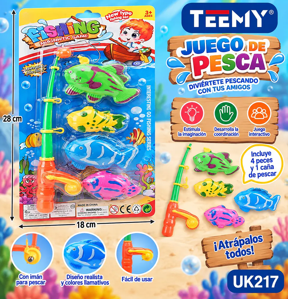 JUEGO DE PESCA, 3 DEL MISMO POR MAYOR  (UK217) 1