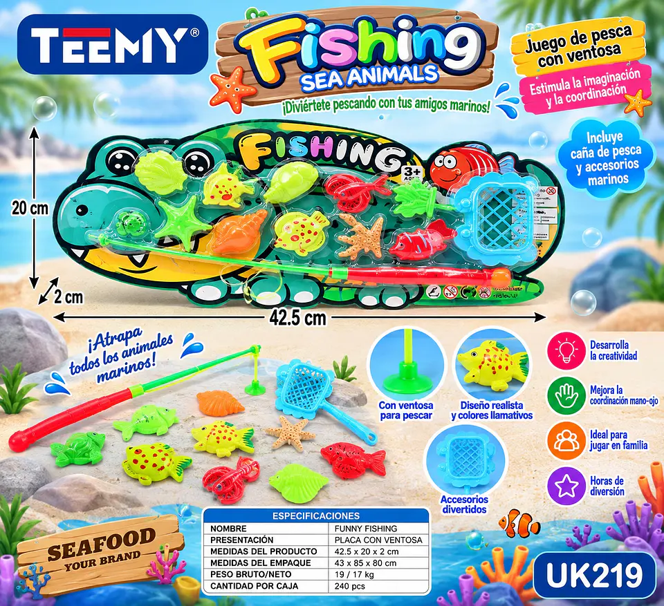 JUEGO DE PESCA, 3 DEL MISMO POR MAYOR  (UK219) 1