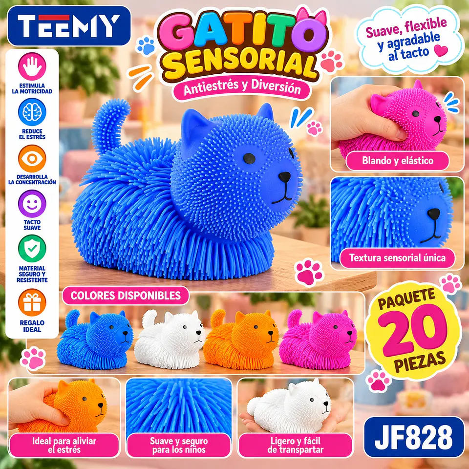 GATO DIDACTICO PAQUETE 20 PIEZAS (JF828) 1