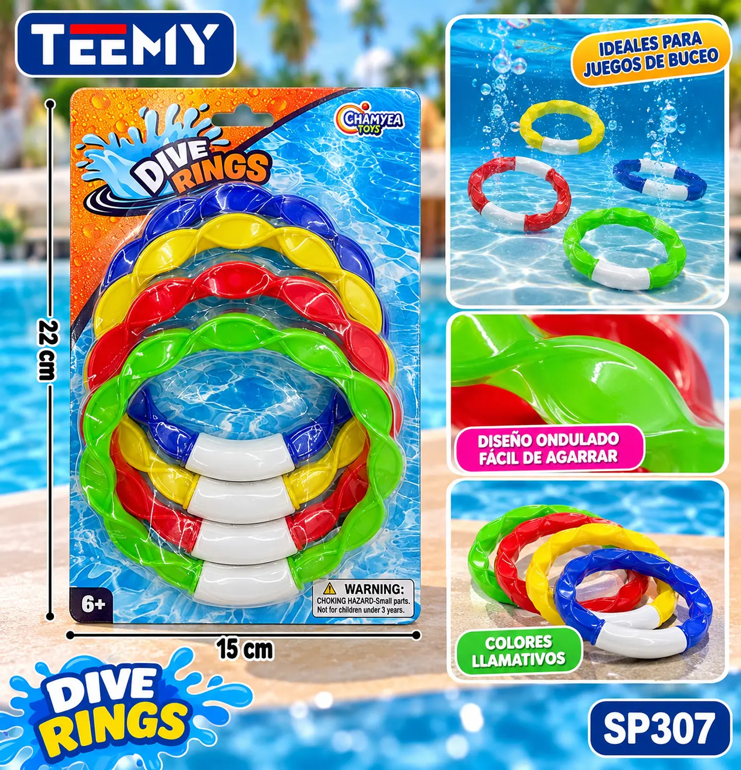 JUGUETE PISCINA, 3 DEL MISMO POR MAYOR  (SP307) 1