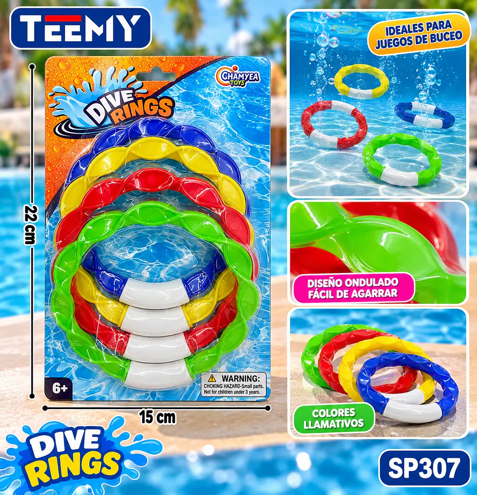 JUGUETE PISCINA, 3 DEL MISMO POR MAYOR  (SP307) 1