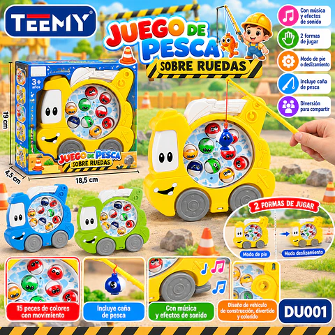 JUEGO DE PESCA , 3 DEL MISMO POR MAYOR  (DU001)