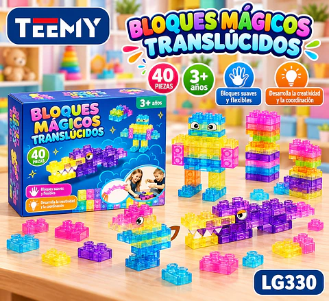 BLOQUES DE GEL 40 PIEZAS, 3 DEL MISMO POR MAYOR (LG330)