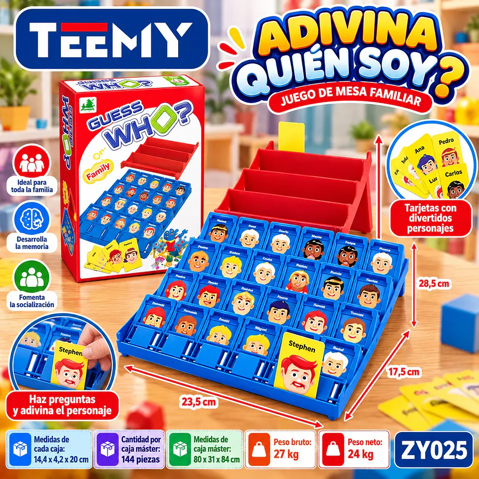 ADIVINA QUIEN , 3 DEL MISMO POR MAYOR  (ZY025) 1