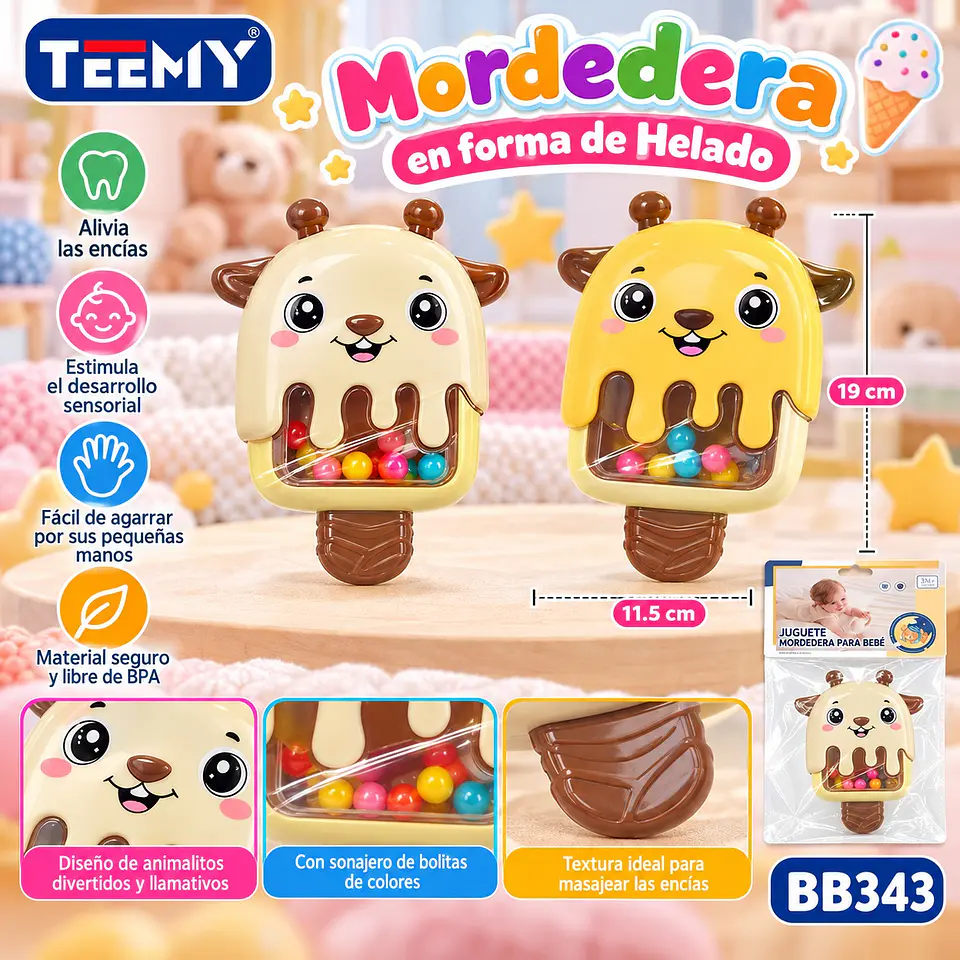 SONAJERO PARA NIÑOS , 3 DEL MISMO POR MAYOR  (BB343) 1