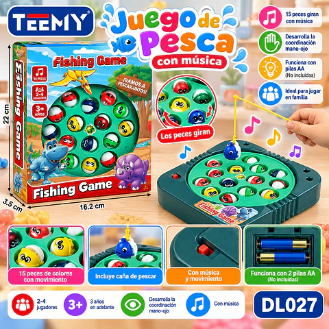 JUEGO DE PESCA , 3 DEL MISMO POR MAYOR  (DL027)