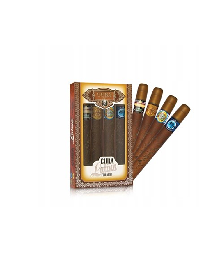 Cuba Set Cuba Latino For Men 4 x 35 ml