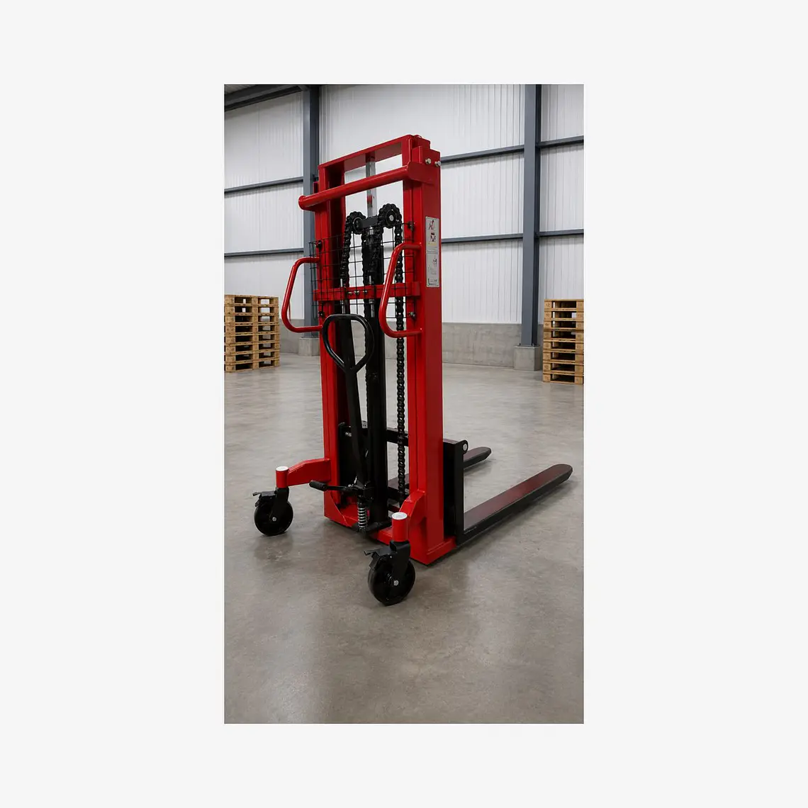 Apilador Manual Hidráulico 2T 2M Horquilla 1150mm (Precio + IVA) 3