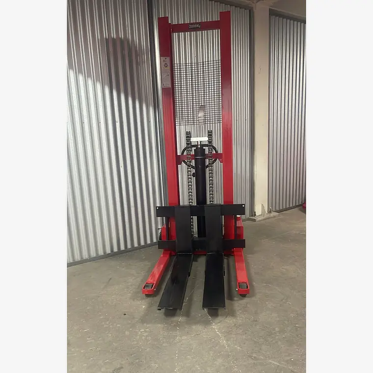 Apilador Manual Hidráulico 2T Altura 1.6M (Precio + IVA) 2