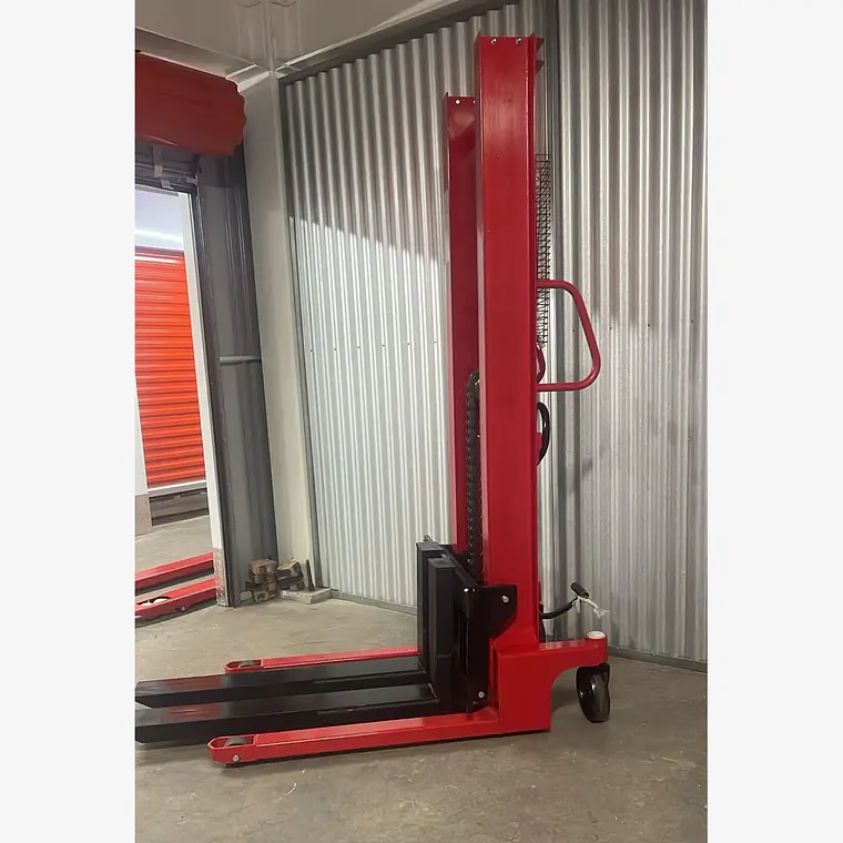 Apilador Manual Hidráulico 2T Altura 1.6M (Precio + IVA) 7