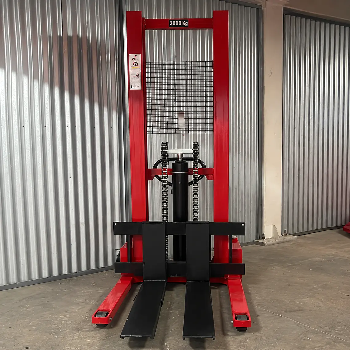 Apilador Manual Hidráulico 3T Altura 1.6M (Precio + IVA) 1