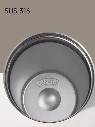 Termo con diseño floral y mariposas 520 ml con interior de acero 