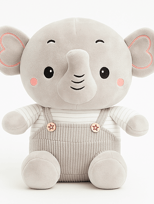 Elefante de Peluche 30 cm – Tierno y Suave