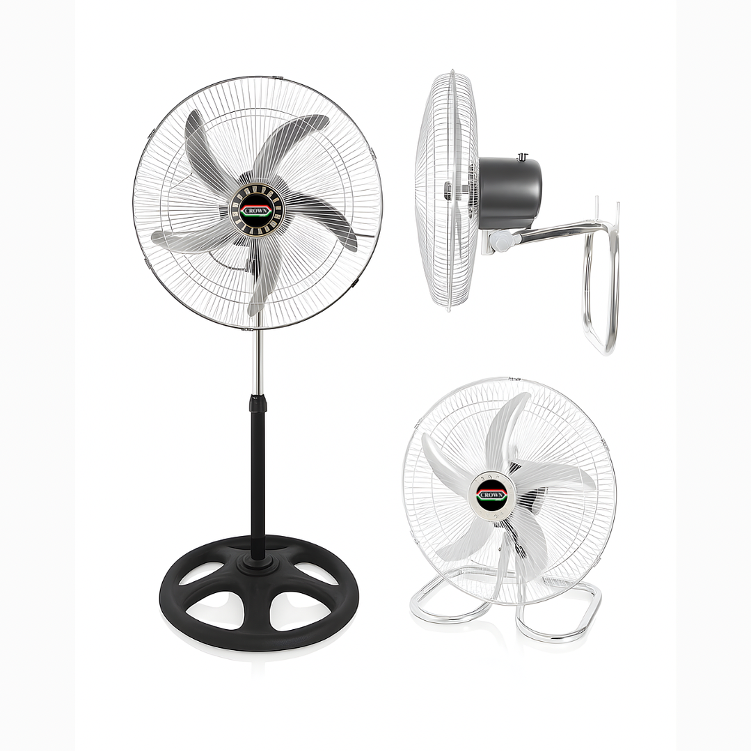 Ventilador 3 en 1 Crown – Potencia y frescura garantizada 1