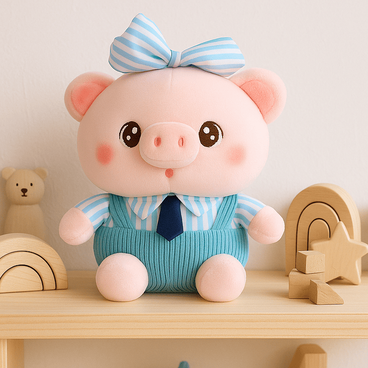 Cerdito de peluche premium Importadora Victory - juguete tierno 1