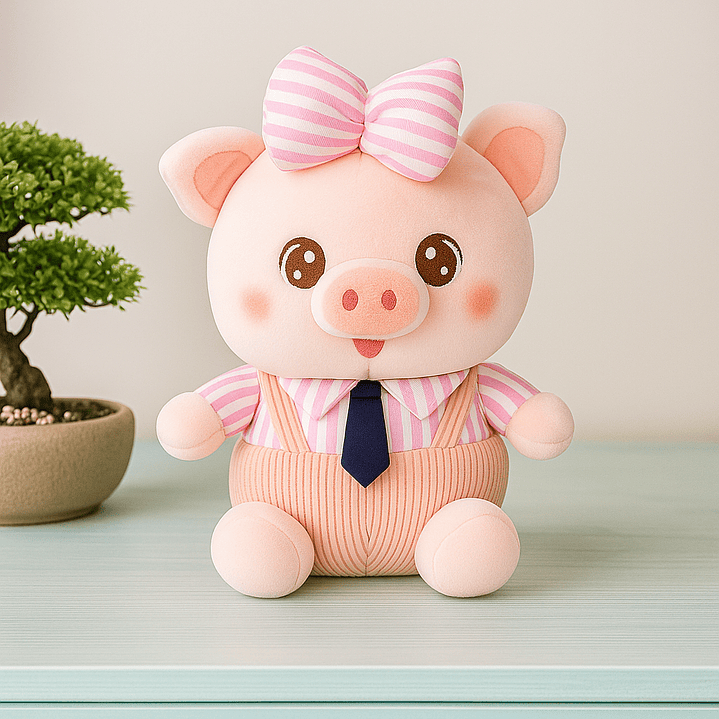 Cerdito de peluche premium Importadora Victory - juguete tierno 2