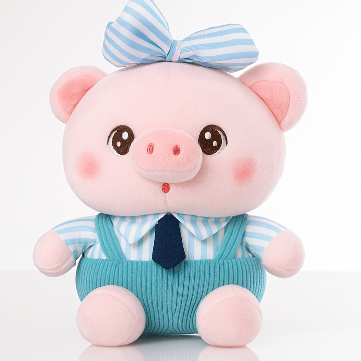Cerdito de peluche premium Importadora Victory - juguete tierno 3