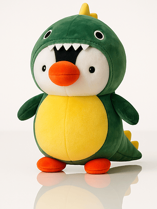 Peluche Pingüino Dinosaurio – Suave, tierno y perfecto para regalar