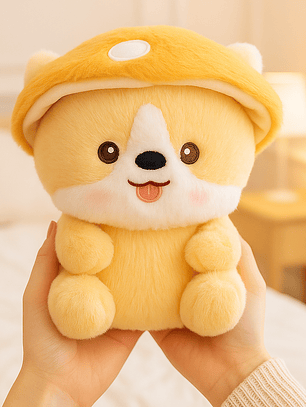 Peluche Perrito Amarillo 23 cm – Coleccionable adorable y súper suave