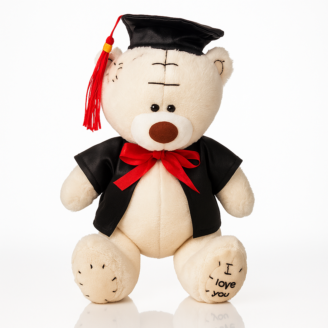Osito de Graduación 23 cm – Peluche con Toga y Birrete 3