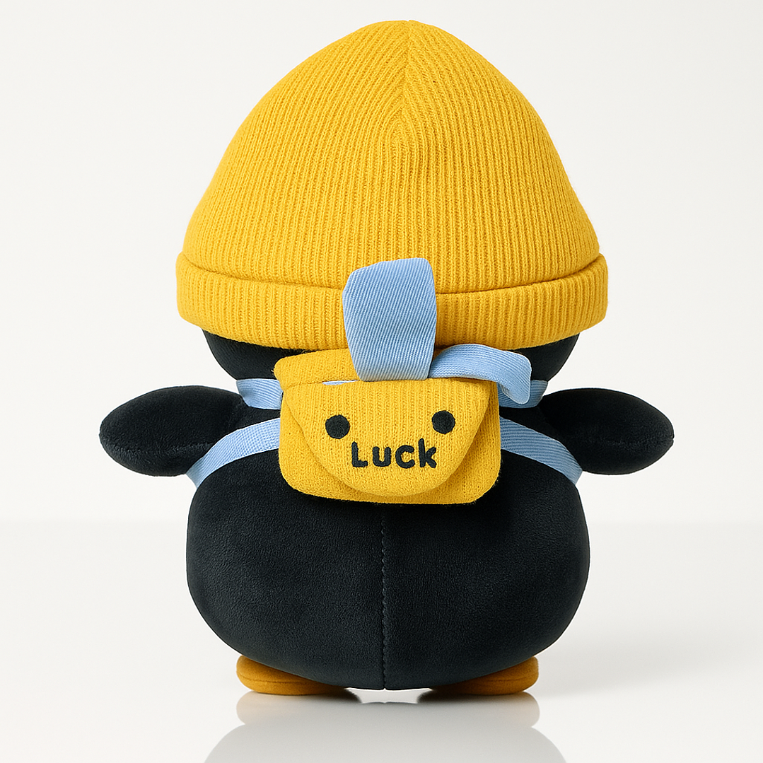 Peluche Pingüino con Gorro y Mochila – Suave, tierno y perfecto para regalar 3