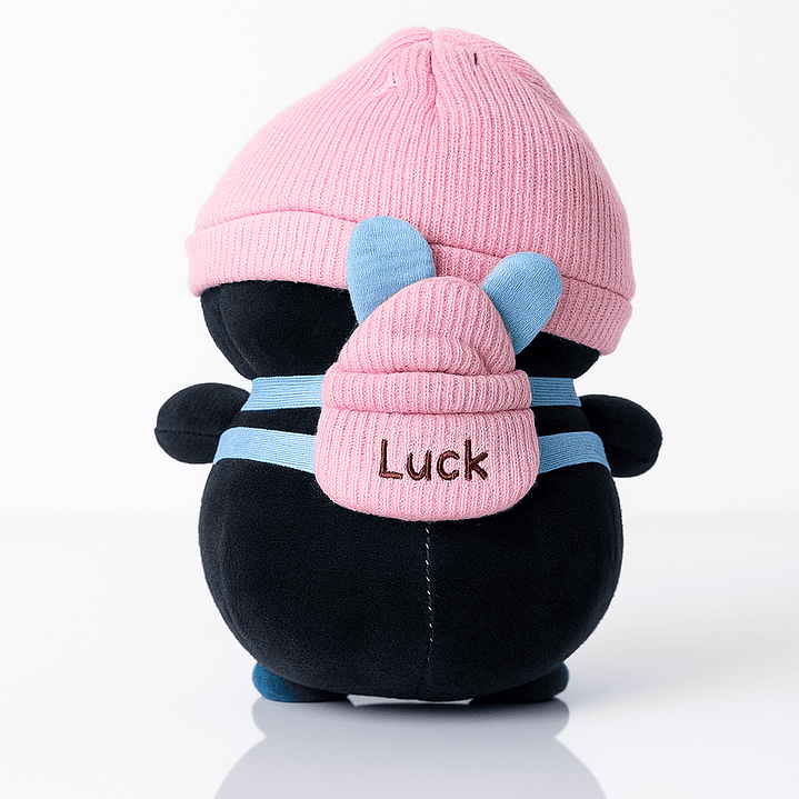 Peluche Pingüino con Gorro y Mochila – Suave, tierno y perfecto para regalar 6