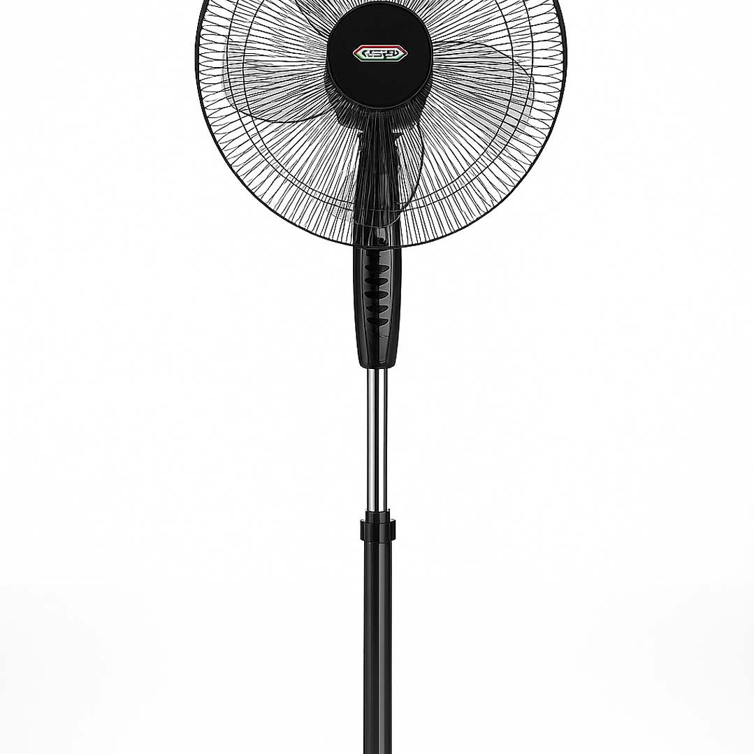 Ventilador de Pie 16” Silencioso 5 Aspas – 3 Velocidades | Importadora Victory 1