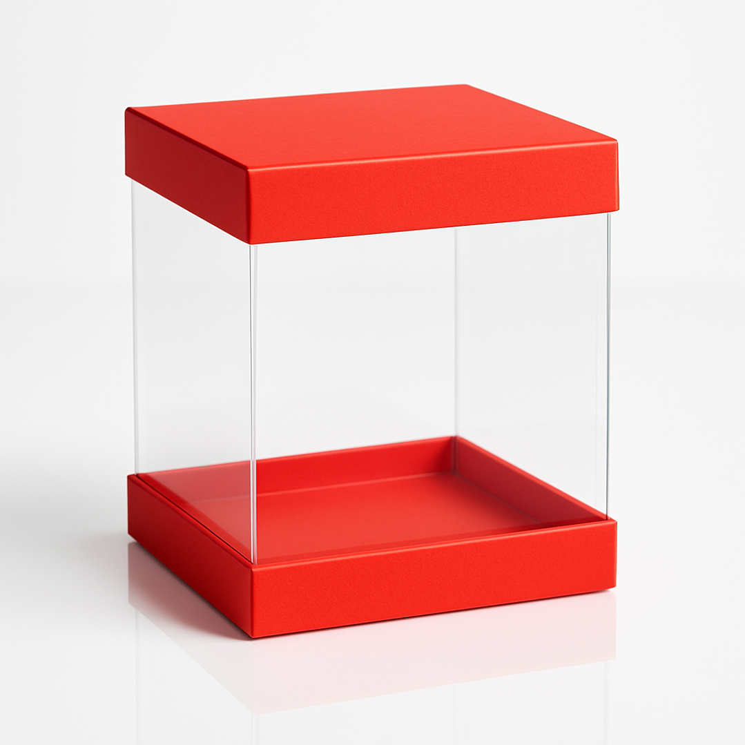 Caja expositora transparente 29x20 cm – Ideal para peluches y regalos 7