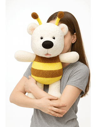 Peluche de Abeja de 60 cm - Tierno y Único, Ideal para Regalos y Decoración
