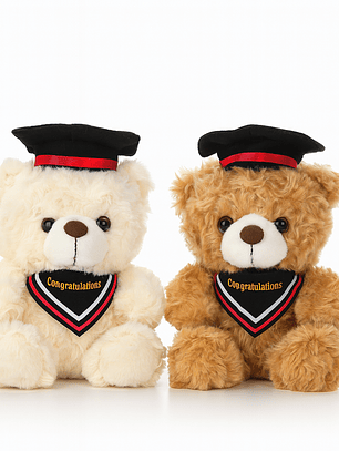 “Oso de Graduación 20cm con Birrete – Peluche Premium para Regalo”