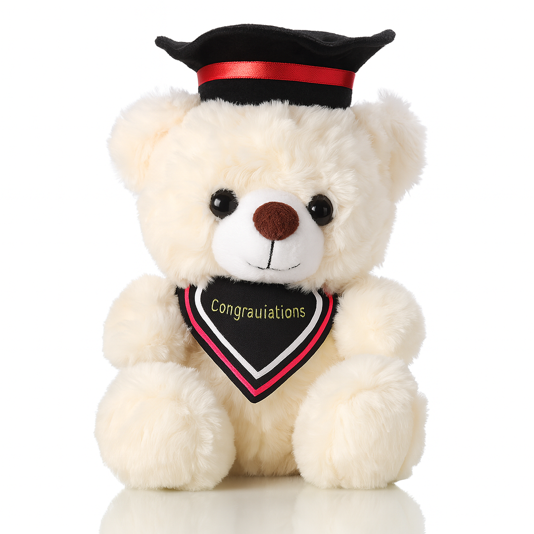 “Oso de Graduación 20cm con Birrete – Peluche Premium para Regalo” 3