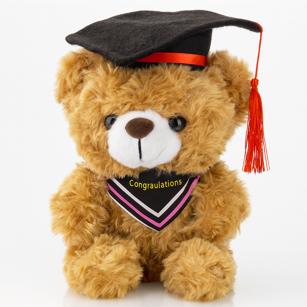 “Oso de Graduación 20cm con Birrete – Peluche Premium para Regalo” 4