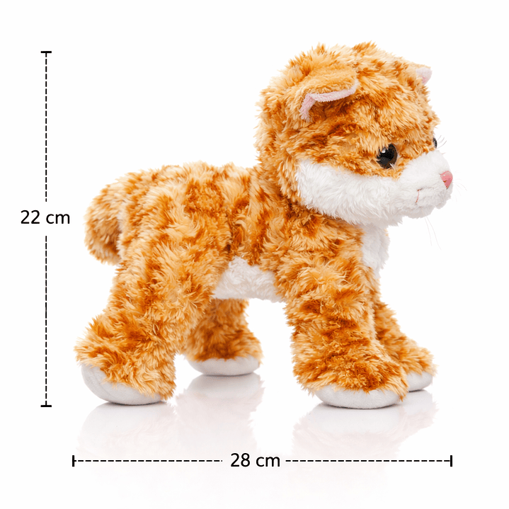 Gatos de Peluche 22 cm – Con sonido, diseño Realista y Ultra Suave 4