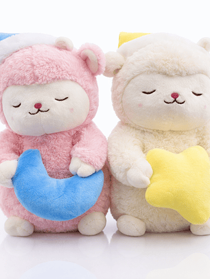 Peluche Infantil 25 cm con Estrella o Luna – Suave, Relajante y Ideal para Regalo