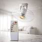 Ventilador de Techo Crown Orbital 18” – Motor de 100W con Control Remoto - Miniatura 4