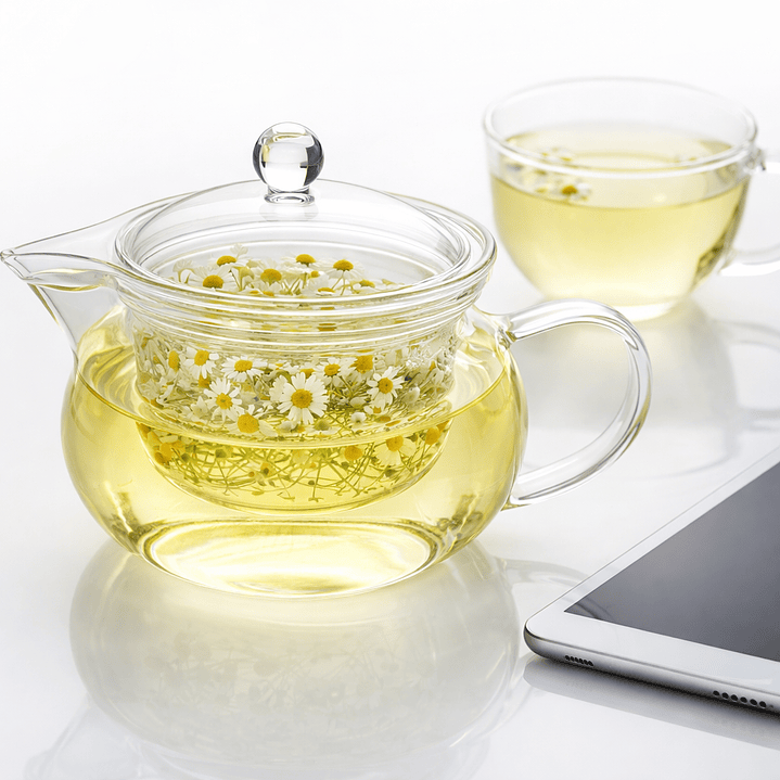 Tetera de Vidrio con Infusor de Borosilicato – Ideal para Té e Infusiones 5