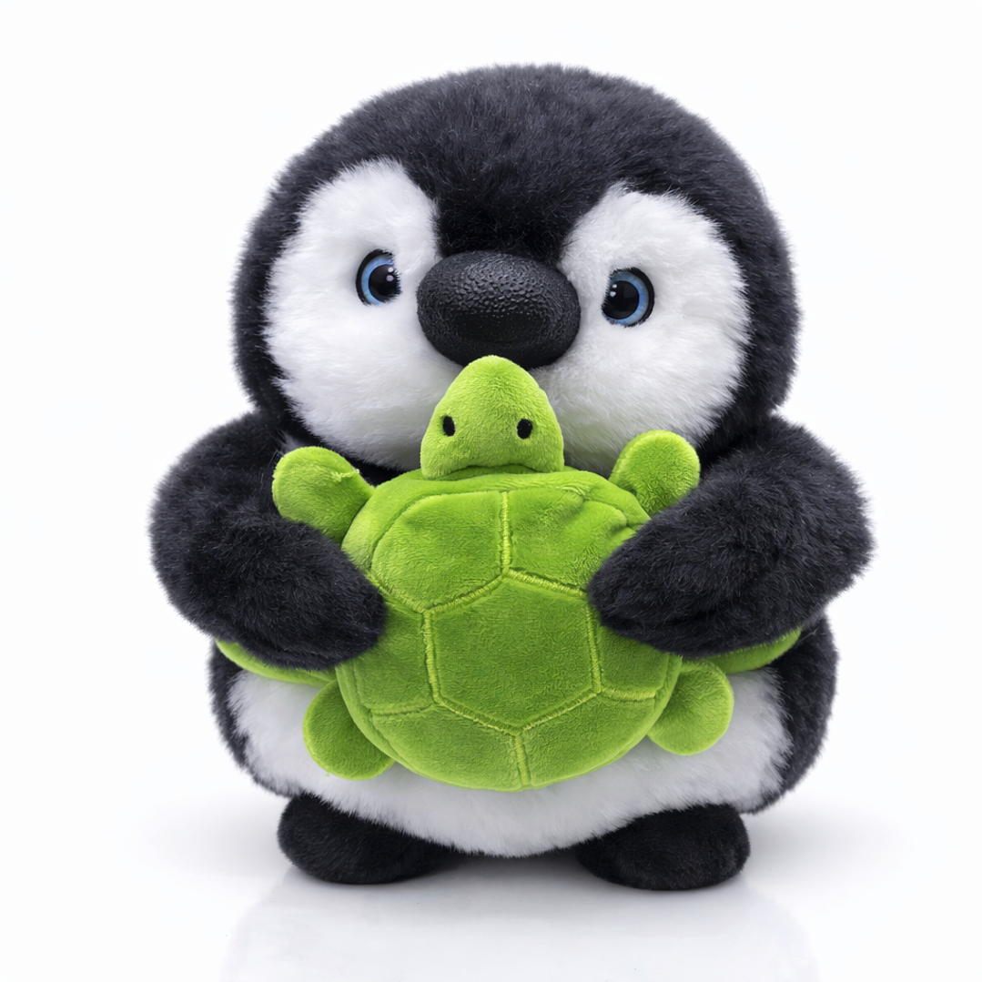 Pareja de Pingüinos de Peluche 21 cm – Suaves, Tiernos y Perfectos para Regalo 5