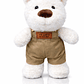 Oso Polar de Peluche Premium 38 cm – Estilo Vintage Elegante - Miniatura 1