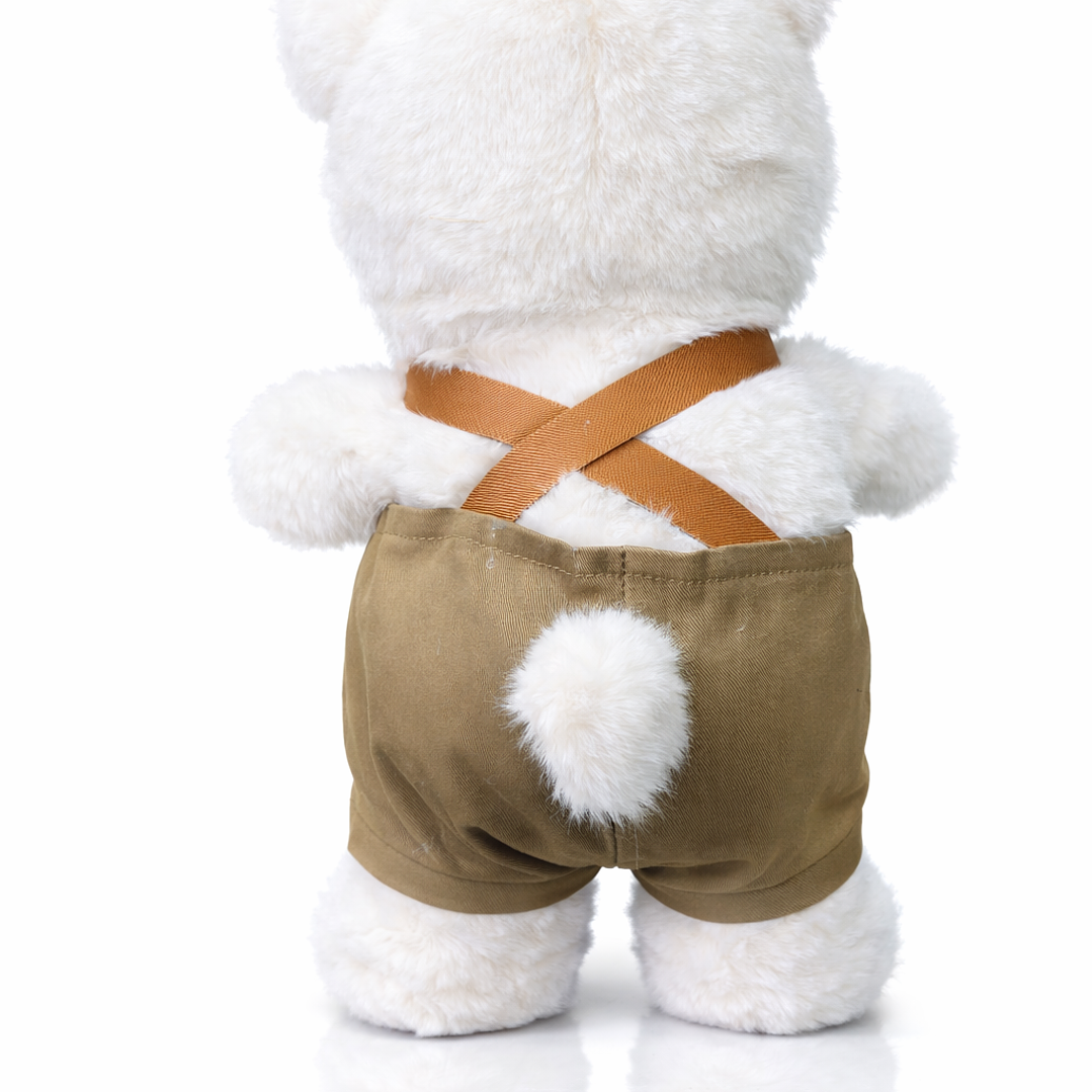 Oso Polar de Peluche Premium 38 cm – Estilo Vintage Elegante 3