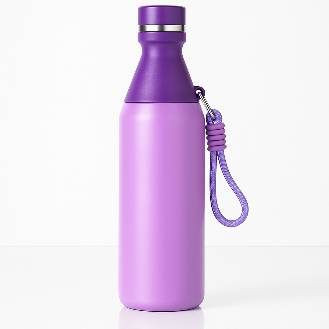 Botella de Acero Inoxidable 500 ml – Botella Térmica Reutilizable para Agua, Café o Bebidas 2