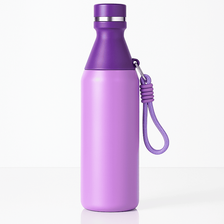 Botella de Acero Inoxidable 500 ml – Botella Térmica Reutilizable para Agua, Café o Bebidas 2