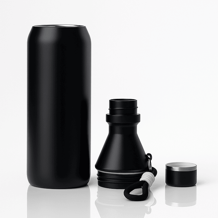 Botella de Acero Inoxidable 500 ml – Botella Térmica Reutilizable para Agua, Café o Bebidas 3