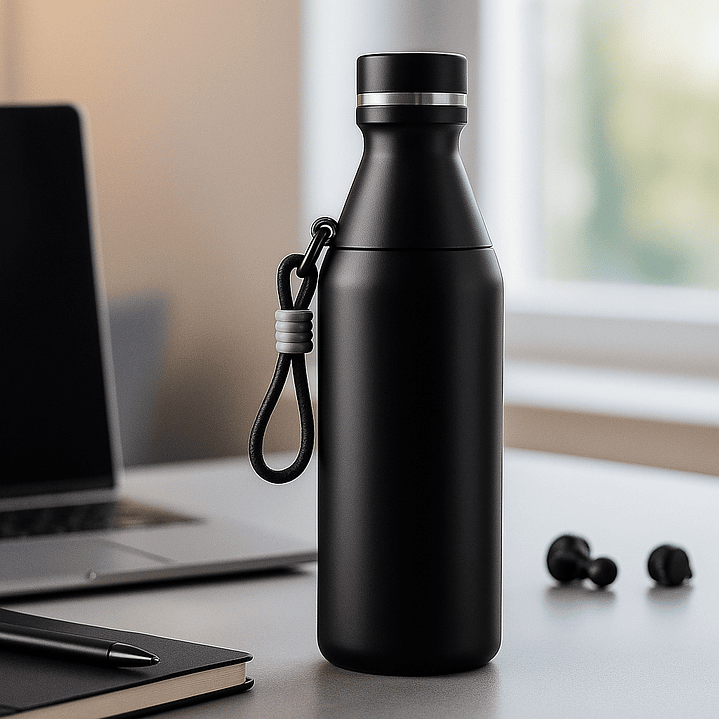 Botella de Acero Inoxidable 500 ml – Botella Térmica Reutilizable para Agua, Café o Bebidas 5